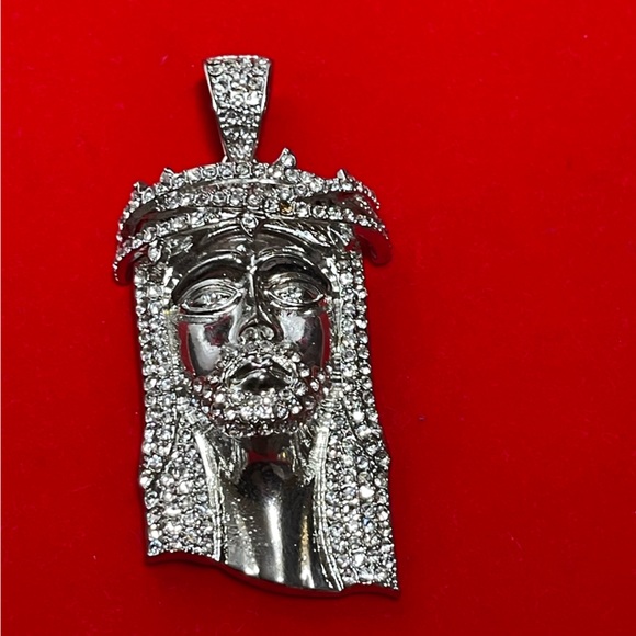 Large Jesus Pendant and crosses with simulated diamonds. More to be added. - Picture 2 of 12